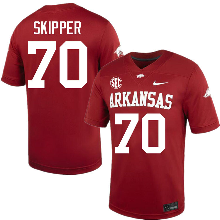 Dan Skipper Arkansas Jersey,Arkansas Razorbacks #70 Dan Skipper Jersey Youth College-Cardinal